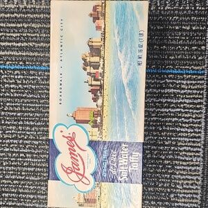 Vintage 1957 James Salt Water Taffy Box Atlantic City NJ